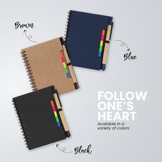 KRAFT Eco-Notebook with Pen