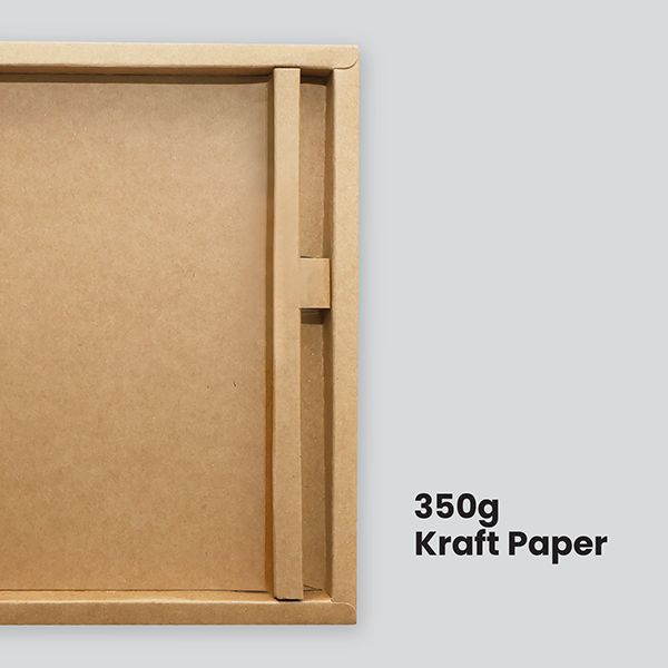 KRAFT Notebook with Pen Gift Box