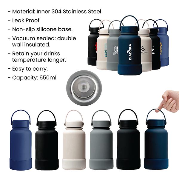 LANTERN Thermos Stainless Steel Bottle - 650ml