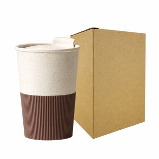 LATTE Eco-Wheat Tumbler with Silicone Holder - 350ml