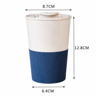 LATTE Eco-Wheat Tumbler with Silicone Holder - 350ml