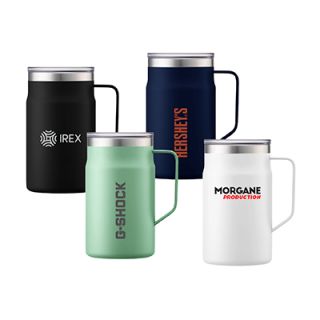 LOCK Stainless Steel Mug with Cover - 650ml