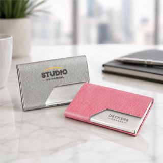 LOIRE Pattern PU Name Card Holder