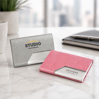 LOIRE Pattern PU Name Card Holder