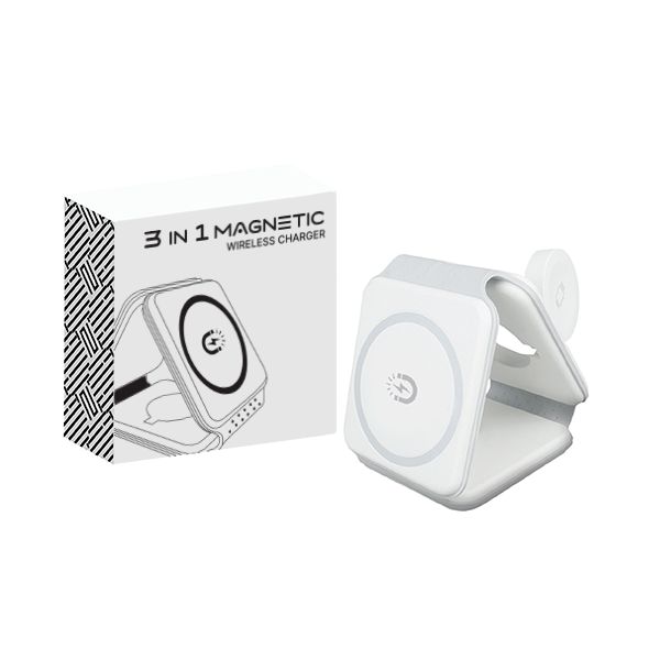 Magfold 3 in 1 Magnetic Wireless Charger