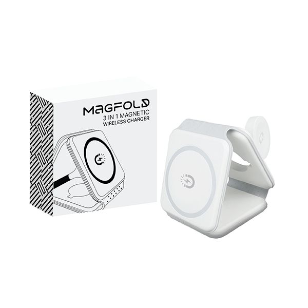 Magfold 3 in 1 Magnetic Wireless Charger