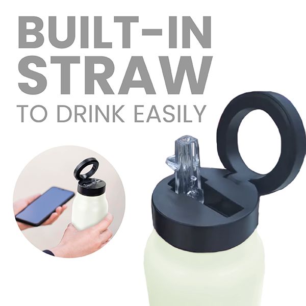 MAGG Magnetic Ring S.S Thermos with Straw Lid - 720ml