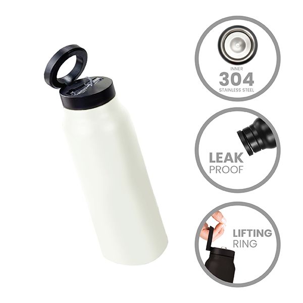 MAGG Magnetic Ring S.S Thermos with Straw Lid - 720ml