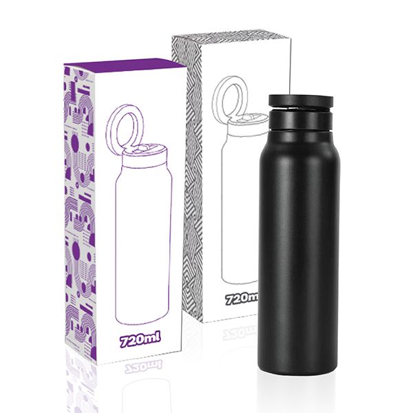 MAGG Magnetic Ring S.S Thermos with Straw Lid - 720ml