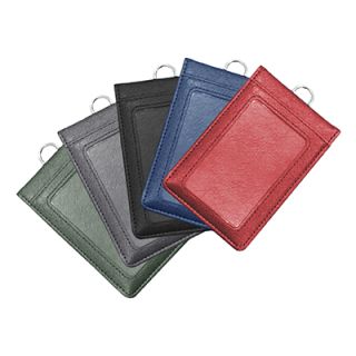 Magnetic PU ID Holder Flip Open Wallet