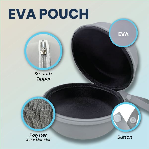MEMORY Foam Travel Pillow with Flight Pouch
