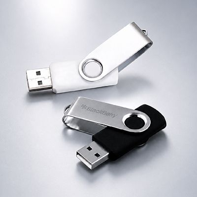 Metal Swivel Color Coated USB Flash Drive - 32GB