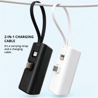 MICO 2-in-1 Mini Fast charging Mini Power bank - 5000mAh