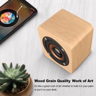 Mini Nelson Wooden Bluetooth Speaker - 400mAh Battery