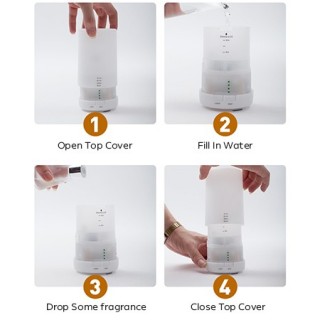 MIST Aromatherapy Humidifier Diffuser with LED