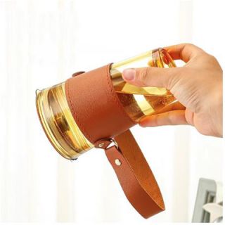 MONTE 3 Premium Color Glass Mug with PU Sleeve - 450ml