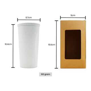 Natural Eco-Wheat Tumbler - 400ml
