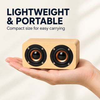 Nelson Wooden Bluetooth Speaker - 800mAh Battery