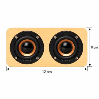 Nelson Wooden Bluetooth Speaker - 800mAh Battery