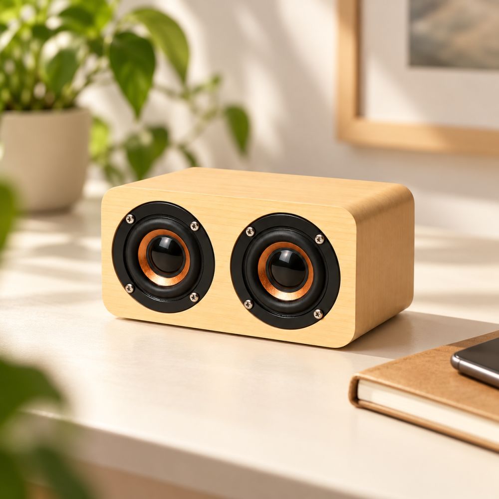 Nelson Wooden Bluetooth Speaker - 800mAh Battery