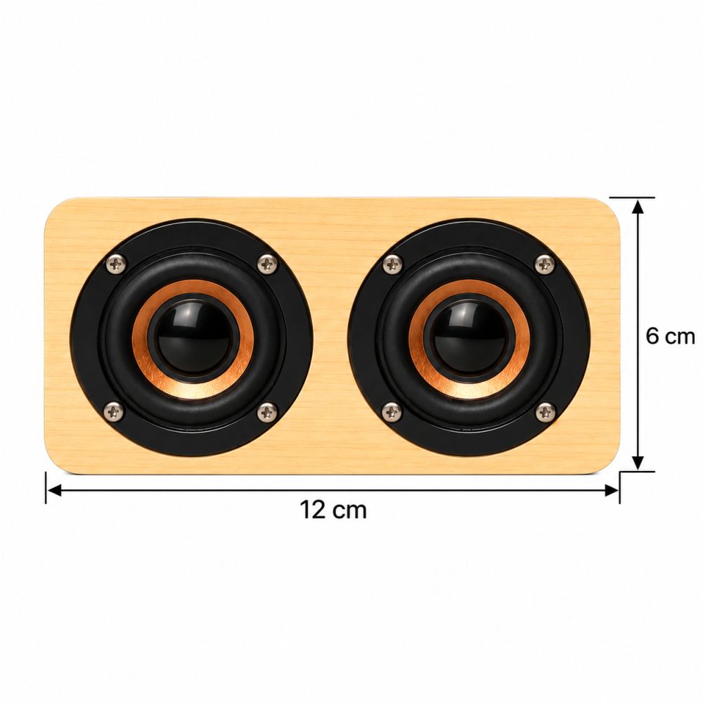 Nelson Wooden Bluetooth Speaker - 800mAh Battery