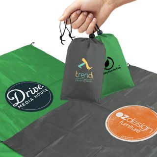 On-The-GO Waterproof Picnic Mat with Pouch