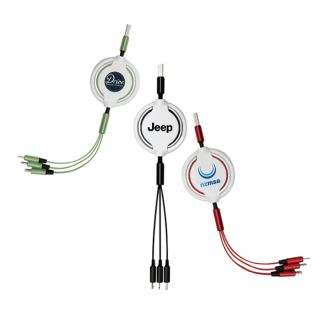 OREO 3-in-1 Retractable USB Cable