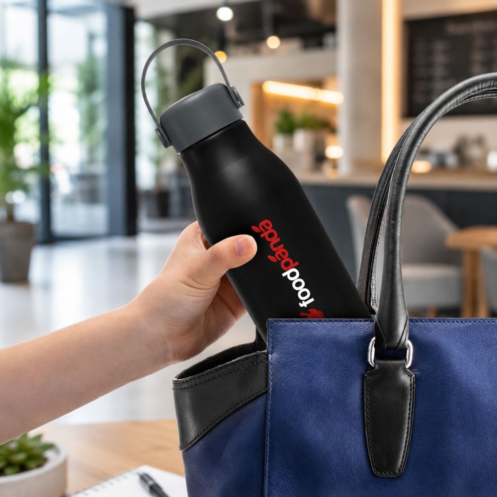 OUTFIT Aluminium Bottle with Handle - 650ml