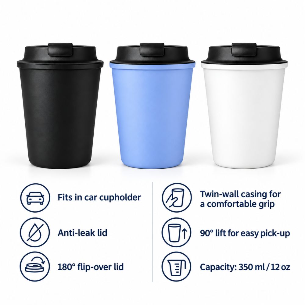 PP Double Wall Mug - 350ml