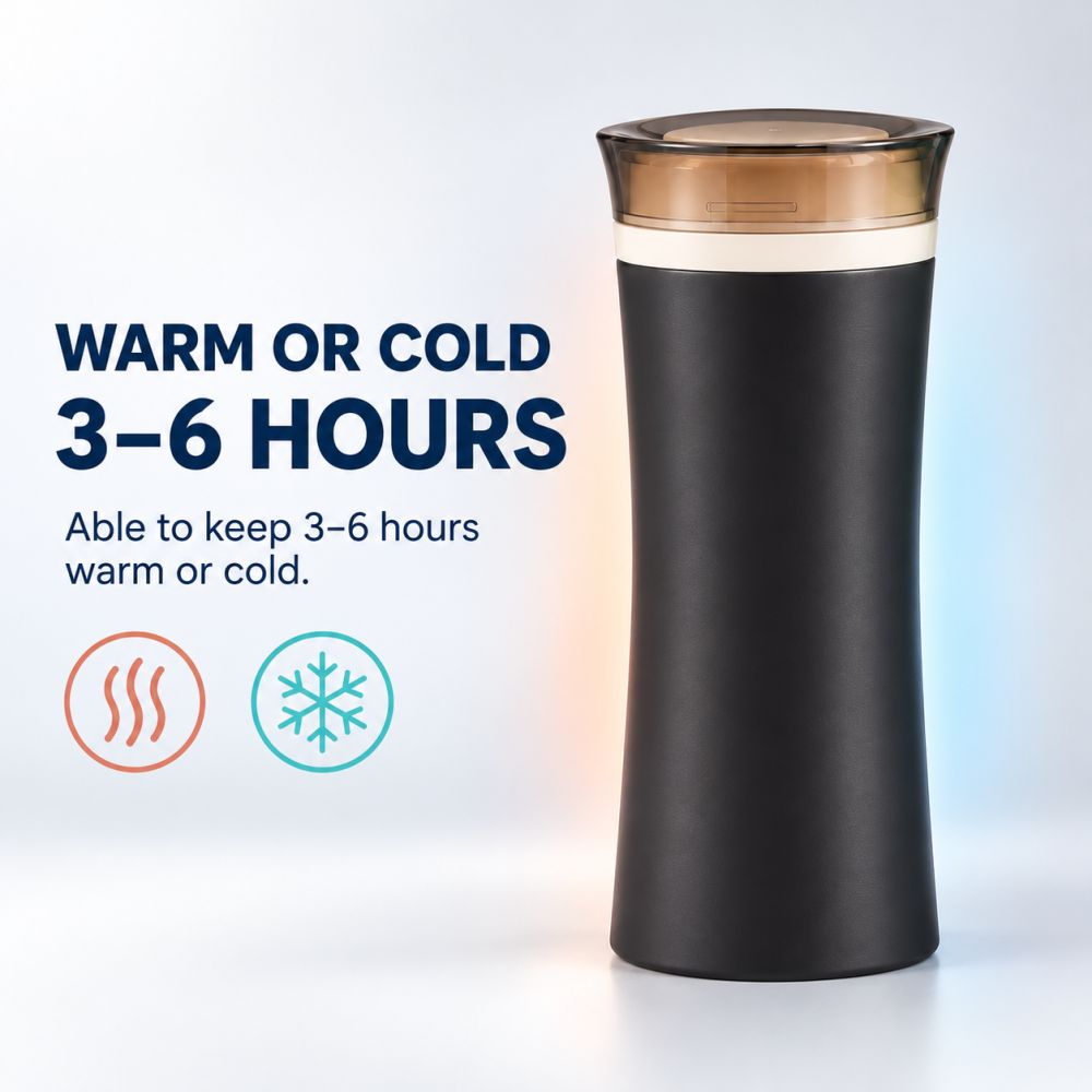 PP Dual Layer Insulated Vacuum Mug - 420ml