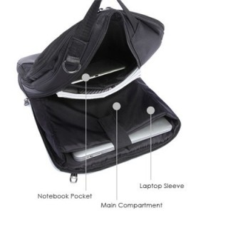 Premium Two Way Laptop Backpack & Briefcase
