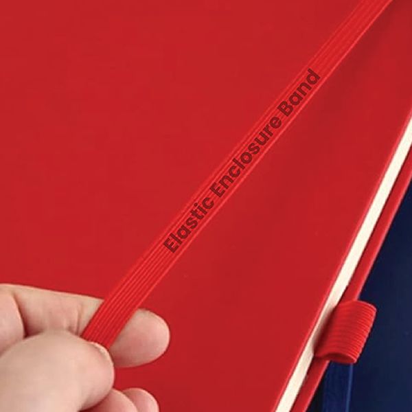 PU Texture A5 Notebook with Pen Loop