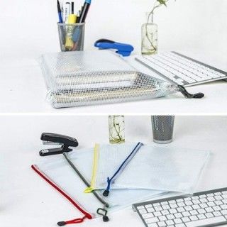 PVC Transparent Netting Pouch - A4 Size