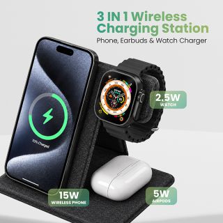 Recharge 3-in-1 Wireless Charging Station