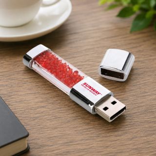 Rhinestone Crystal USB Flash Drive - 16GB