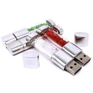 Rhinestone Crystal USB Flash Drive - 16GB