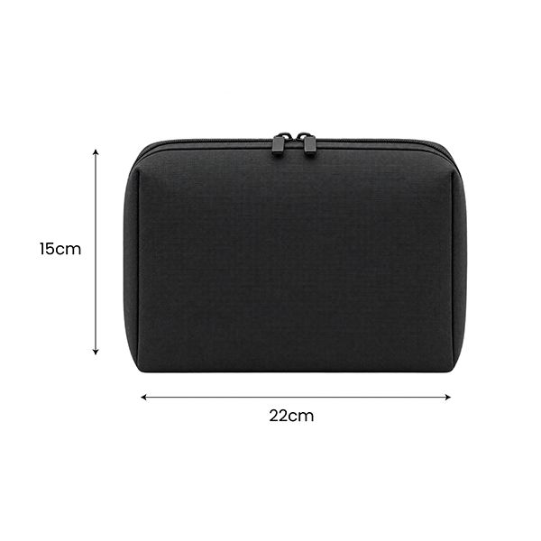 rPET Organizer Tech Toiletry Travel Pouch