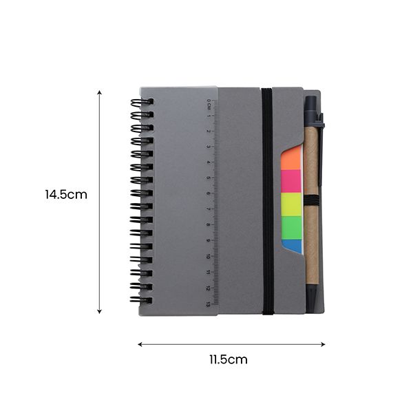 RULER Eco-Notebook Pen with Strap