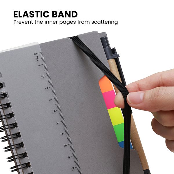 RULER Eco-Notebook Pen with Strap