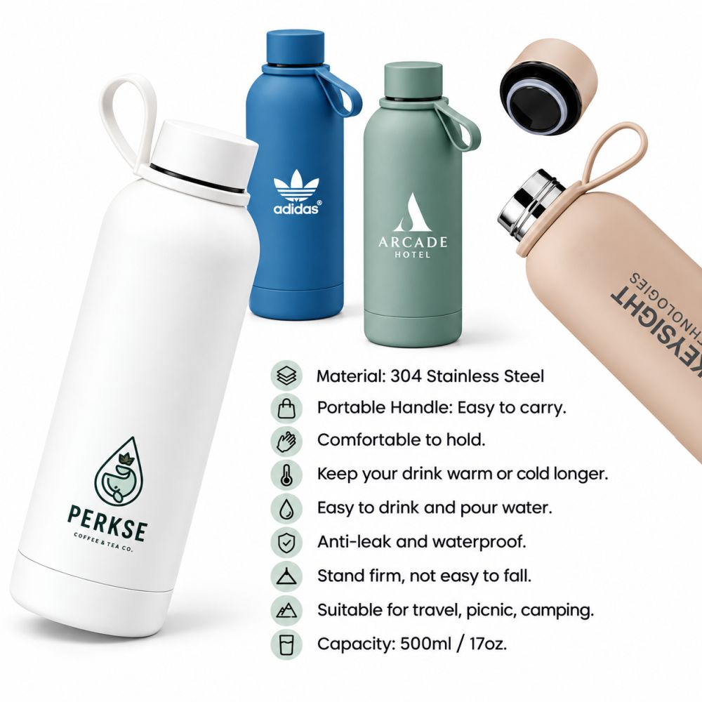 SEEK Thermos Coated Stainless Steel Bottle V2 - 500ml