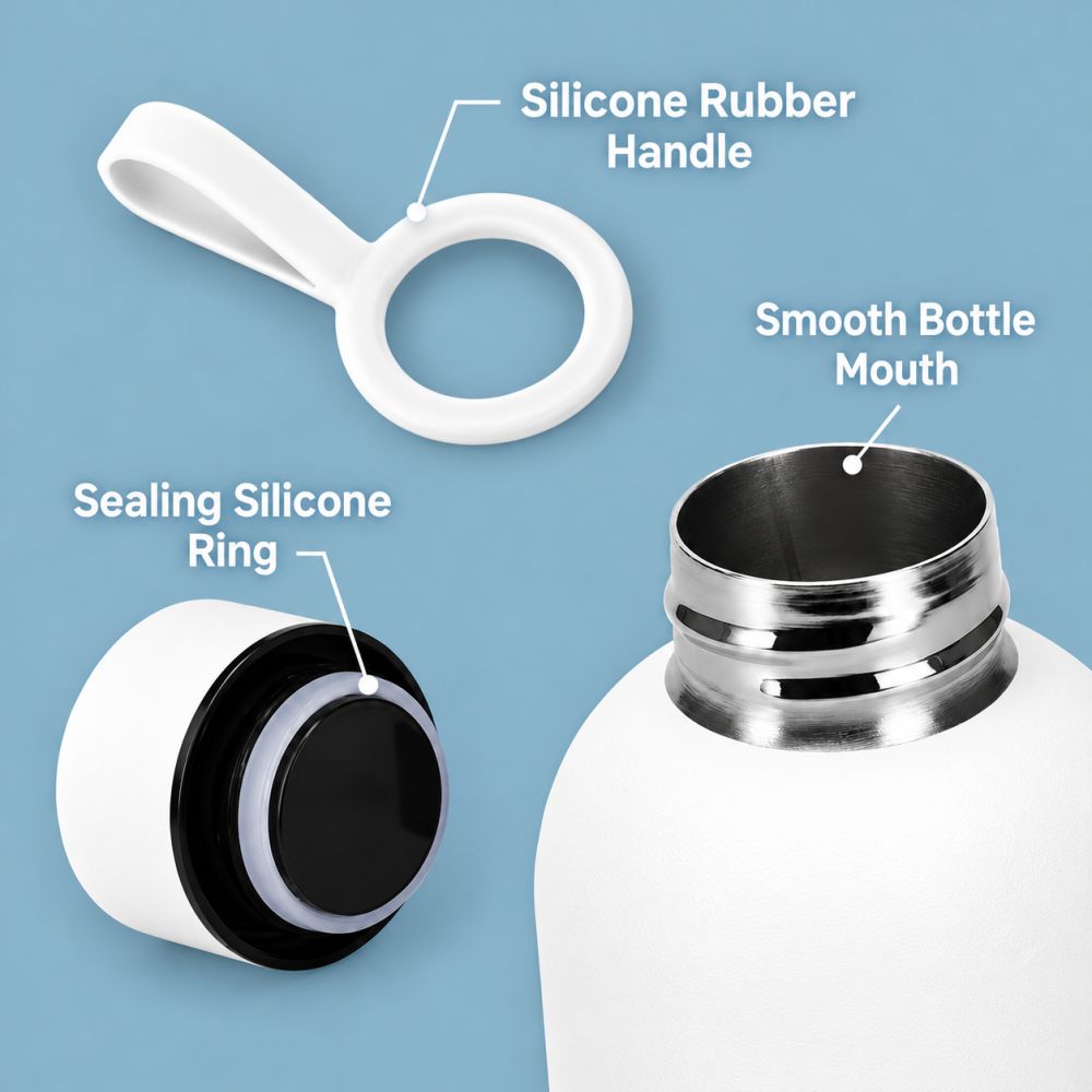 SEEK Thermos Coated Stainless Steel Bottle V2 - 500ml