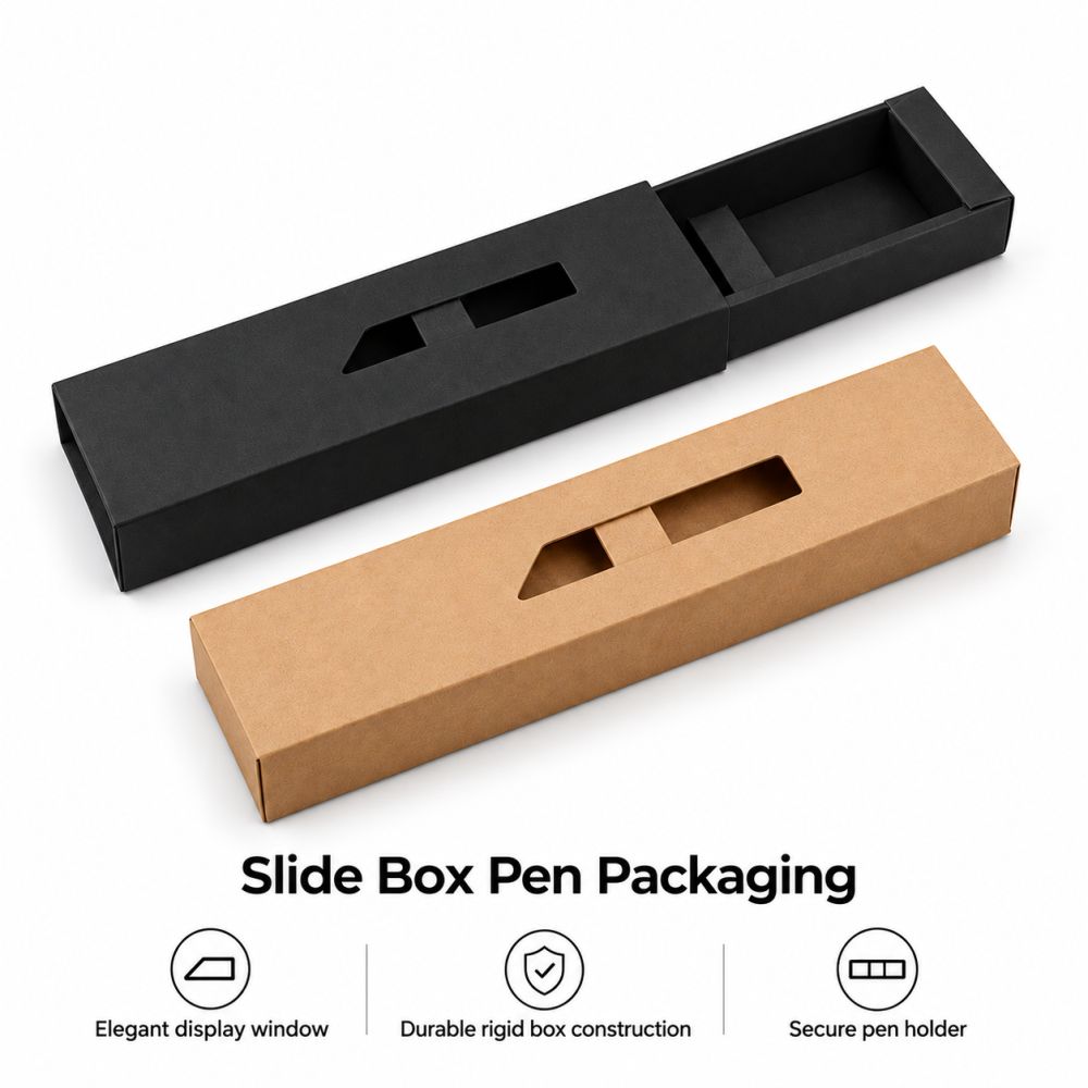 Slide Box Pen Packaging