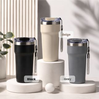 SNAPSIP Stainless Steel Bottle with Strap - 600ml