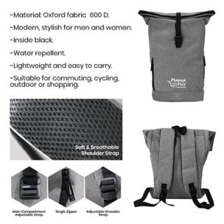 SNAZZY Rolltop Backpack