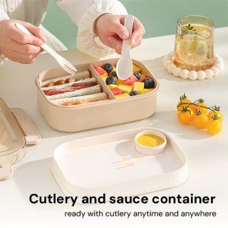 SOUZ bamboo fiber Lunch Box - 1300ml