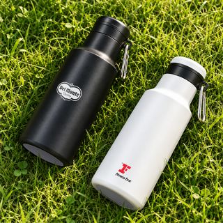 Stainless Steel Bottle With Carabiner - 450ml