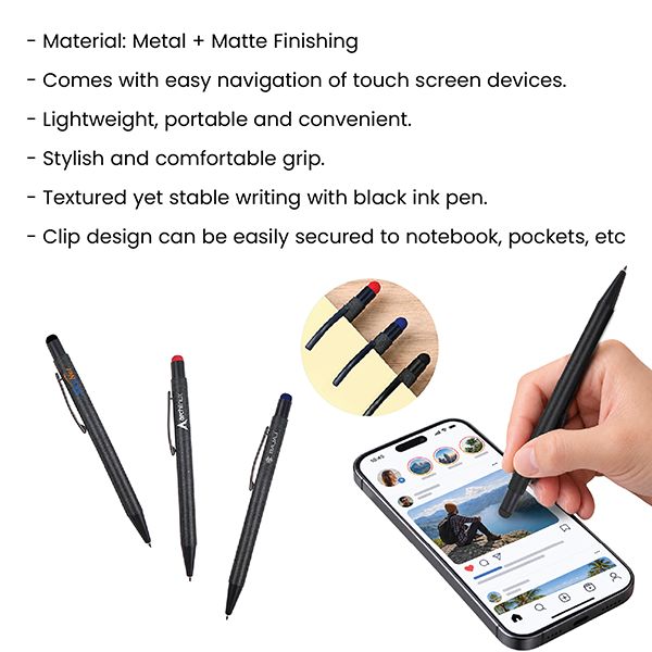 STAR Brass Stylus Press Action Metal Ball Pen
