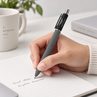 STONE Duo Tone Press Action Aluminium ball Pen