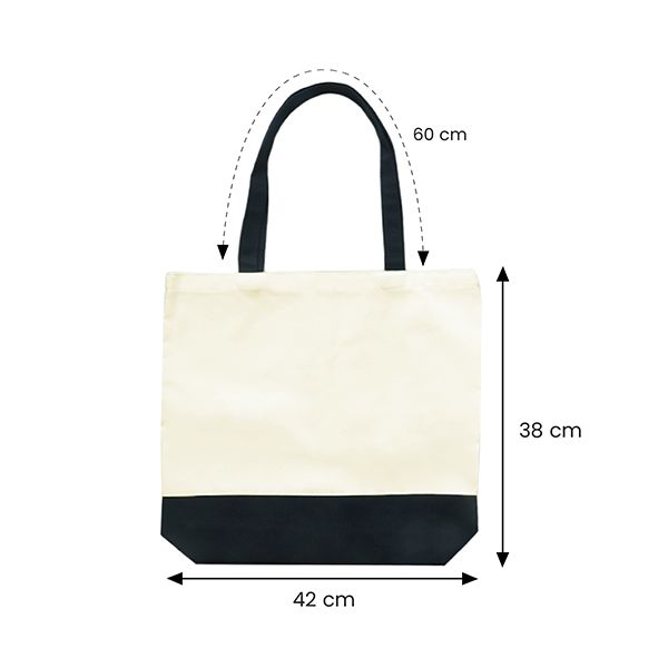 STRIP Tone Natural Canvas Bag - 12oz (380x420x100)