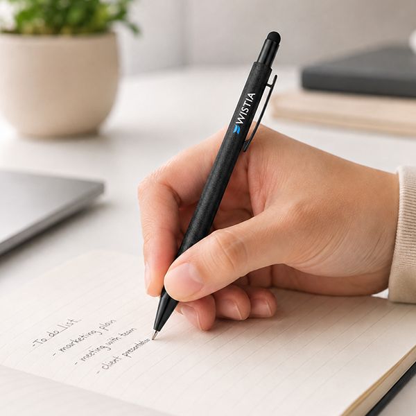 Stylus Press Action Metal Pen